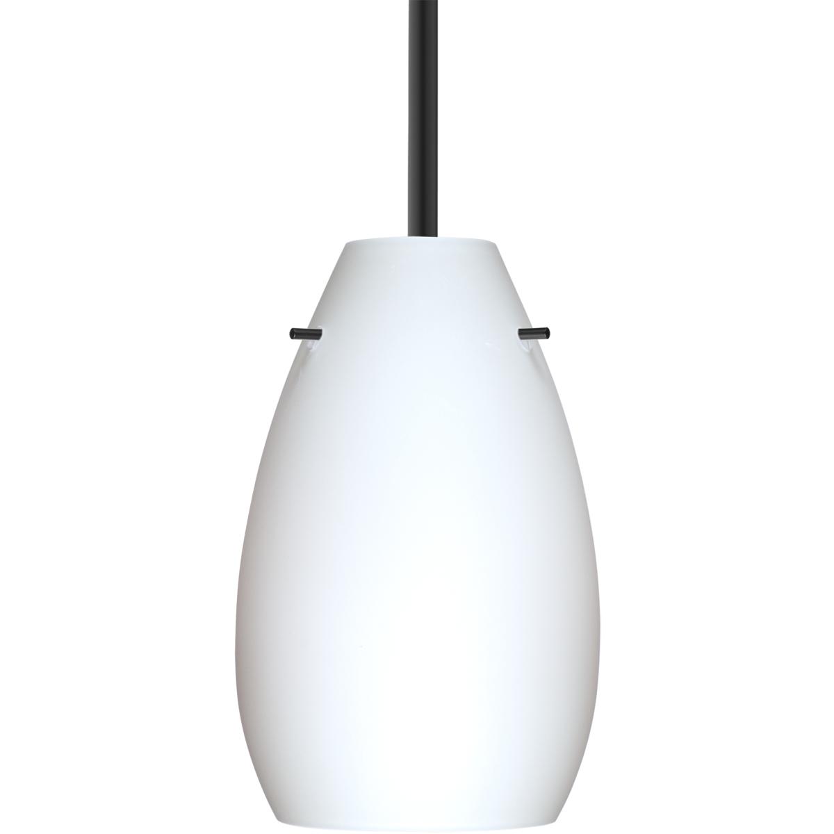 Besa Lighting 1TT-412607-BK Pera 9 1 Light Black Stem Pendant Ceiling Light