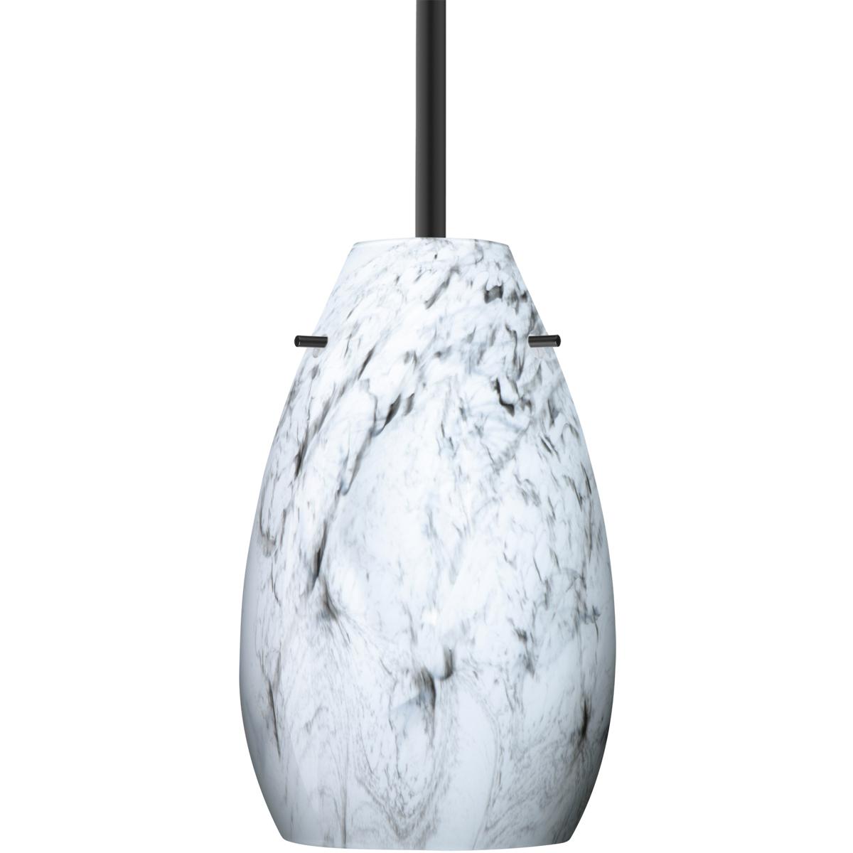 Besa Lighting 1TT-4126MG-LED-BK Pera 9 LED Black Stem Pendant Ceiling Light
