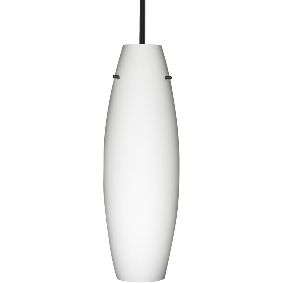 Besa Lighting 1TT-412707-LED-BK Suzi 18 LED Black Stem Pendant Ceiling Light
