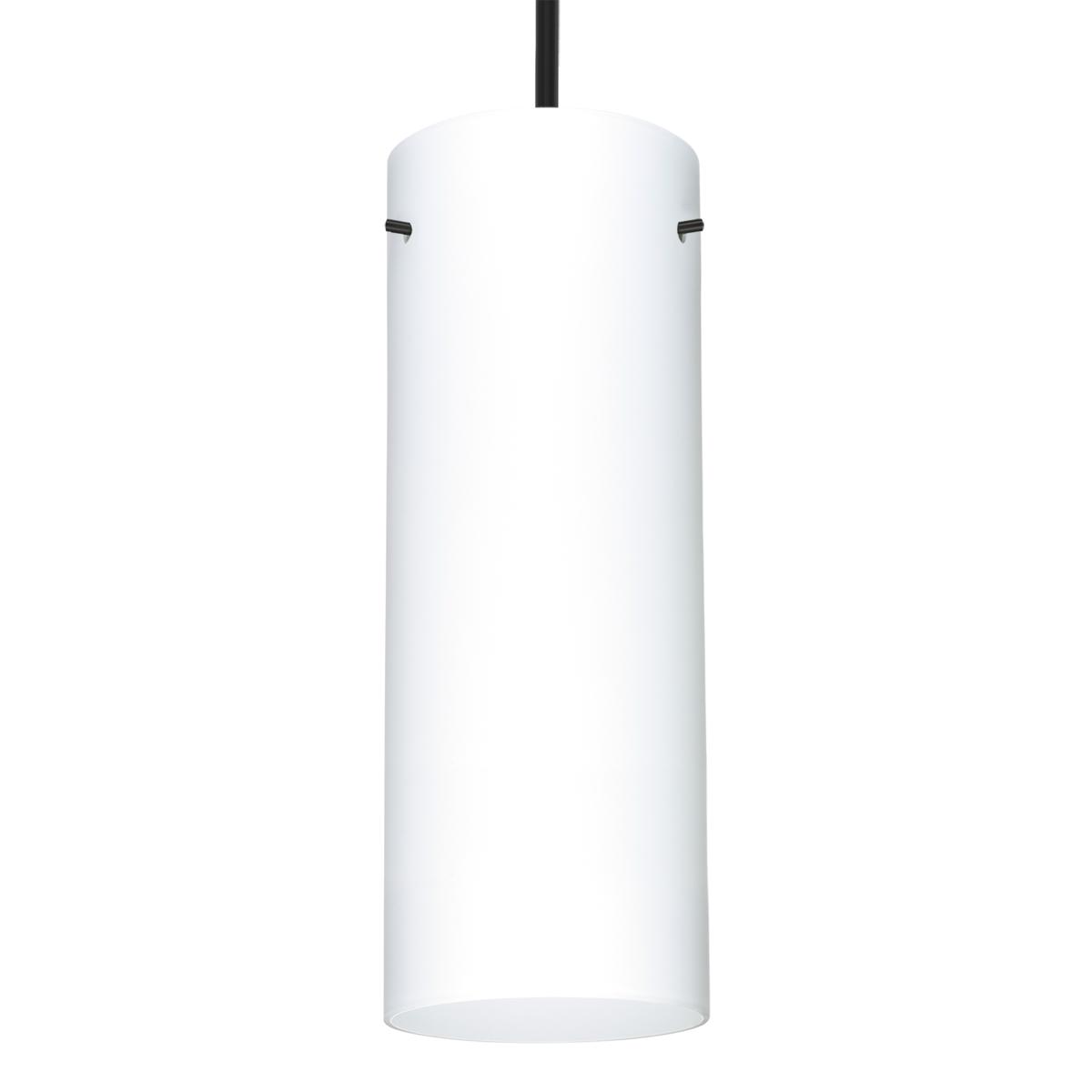 Besa Lighting 1TT-412807-BK Stilo 18 1 Light Black Stem Pendant Ceiling Light