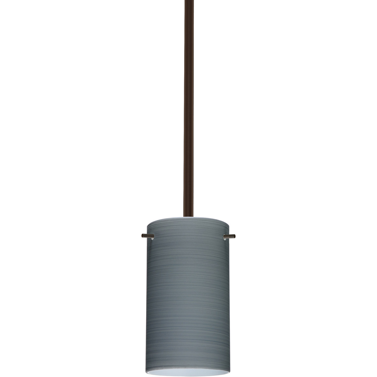 Besa Lighting 1TT-4404TN-LED-BR Stilo 7 LED Bronze Stem Pendant Ceiling Light