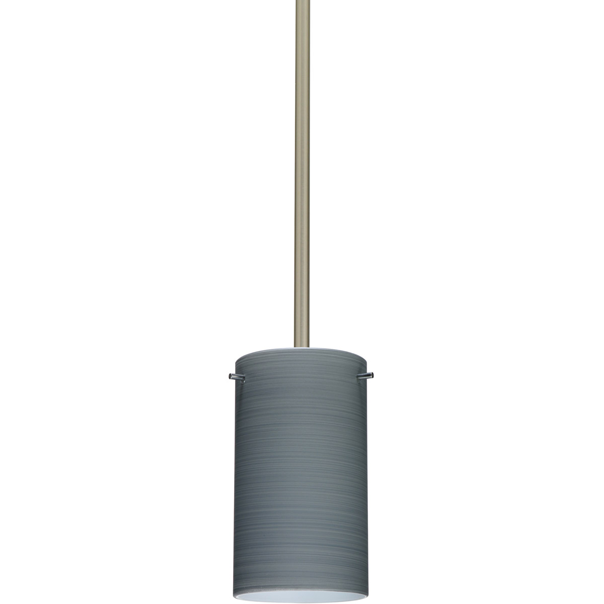 Besa Lighting 1TT-4404TN-LED-SN Stilo 7 LED Satin Nickel Stem Pendant Ceiling Light