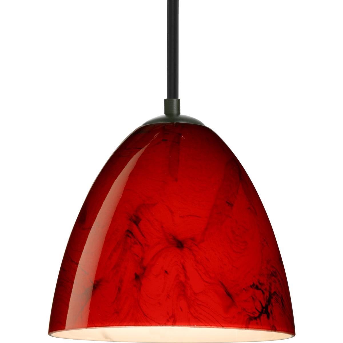 Besa Lighting 1TT-4470MA-LED-BK Vila LED Black Stem Pendant Ceiling Light