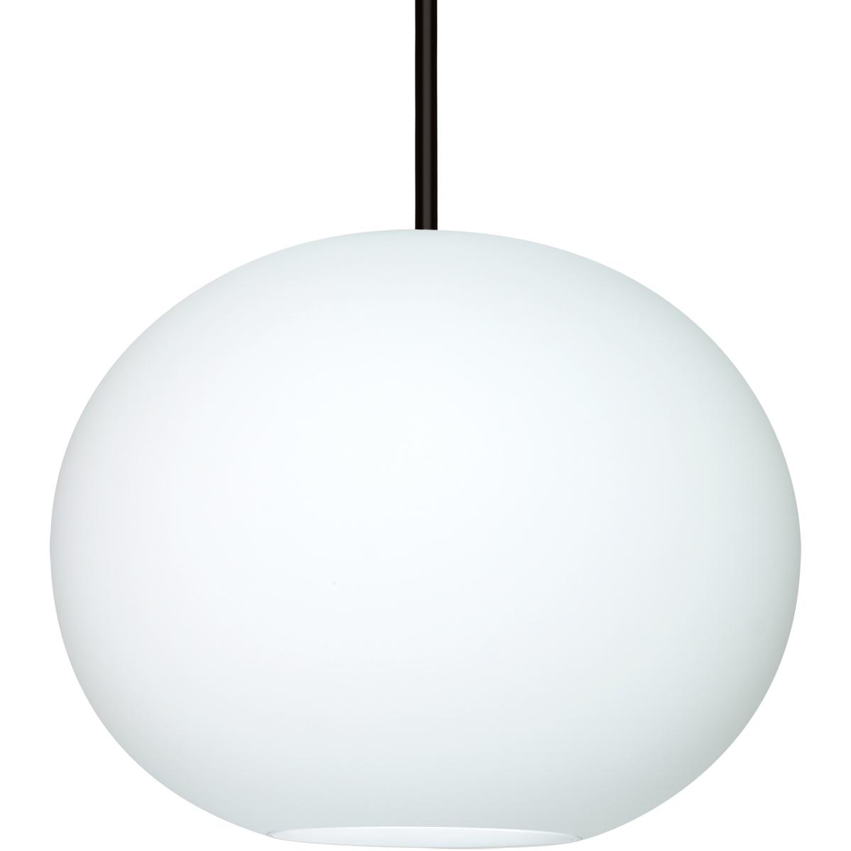 Besa Lighting 1TT-477507-BK Jordo 1 Light Black Stem Pendant Ceiling Light