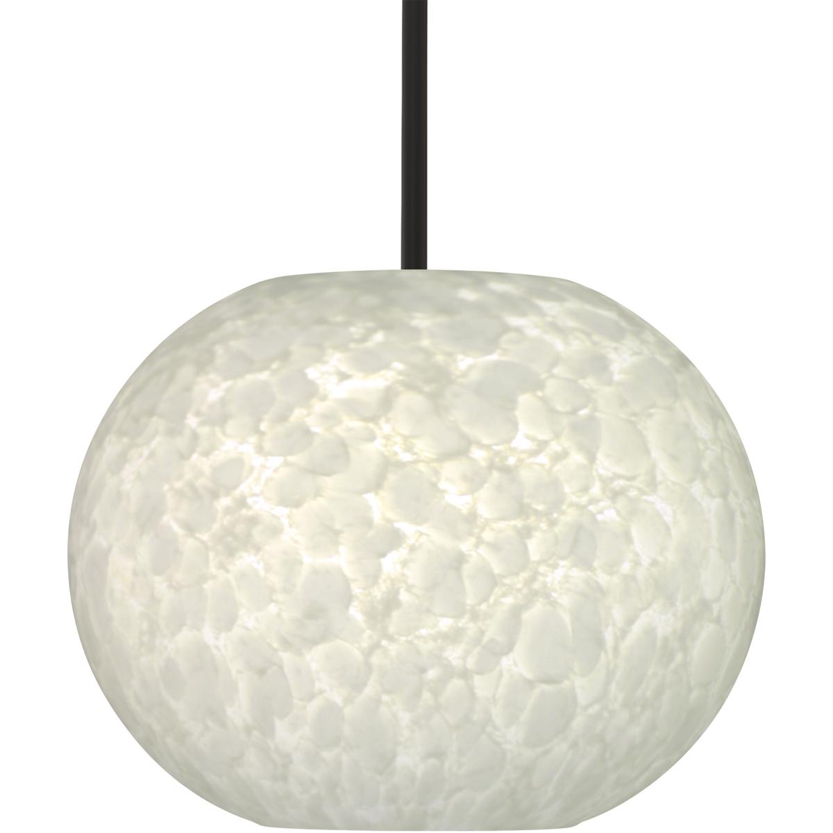 Besa Lighting 1TT-477619-LED-BK Luna LED Black Stem Pendant Ceiling Light