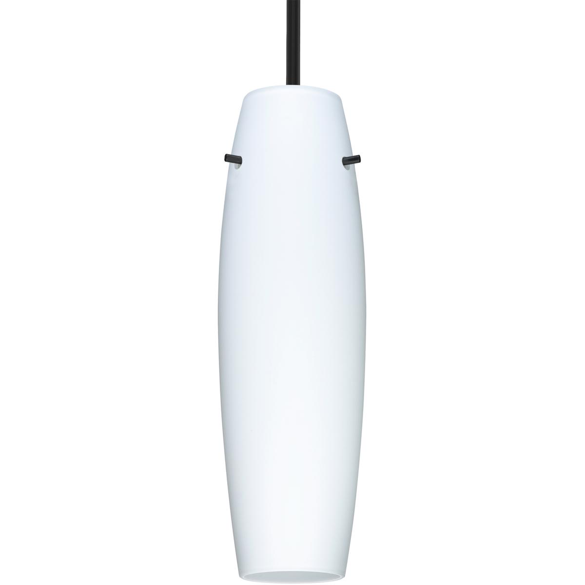 Besa Lighting 1TT-489707-BK Suzi 1 Light Black Stem Pendant Ceiling Light