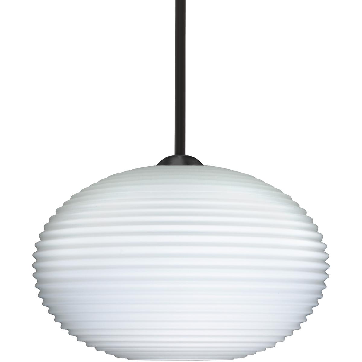 Besa Lighting 1TT-491207-BK Pape 10 1 Light Black Cord Pendant Ceiling Light