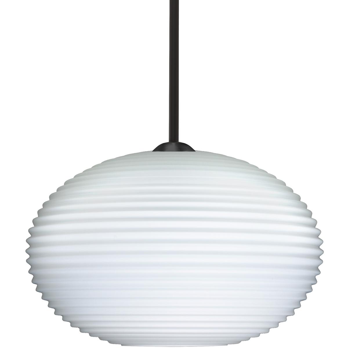 Besa Lighting 1TT-491307-BK Pape 12 1 Light Black Cord Pendant Ceiling Light