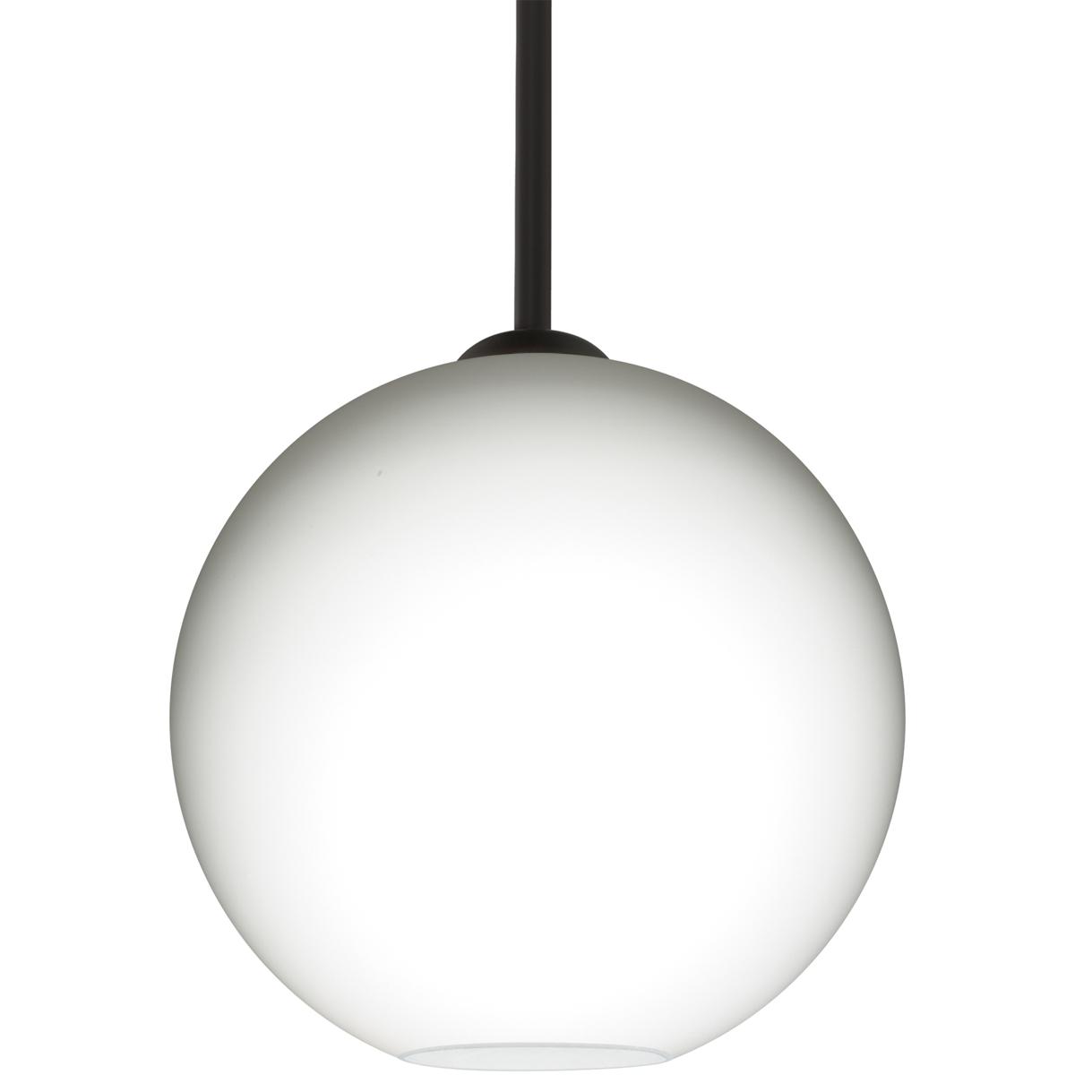 Besa Lighting 1TT-COCO807-BK Coco 8 1 Light Black Stem Pendant Ceiling Light