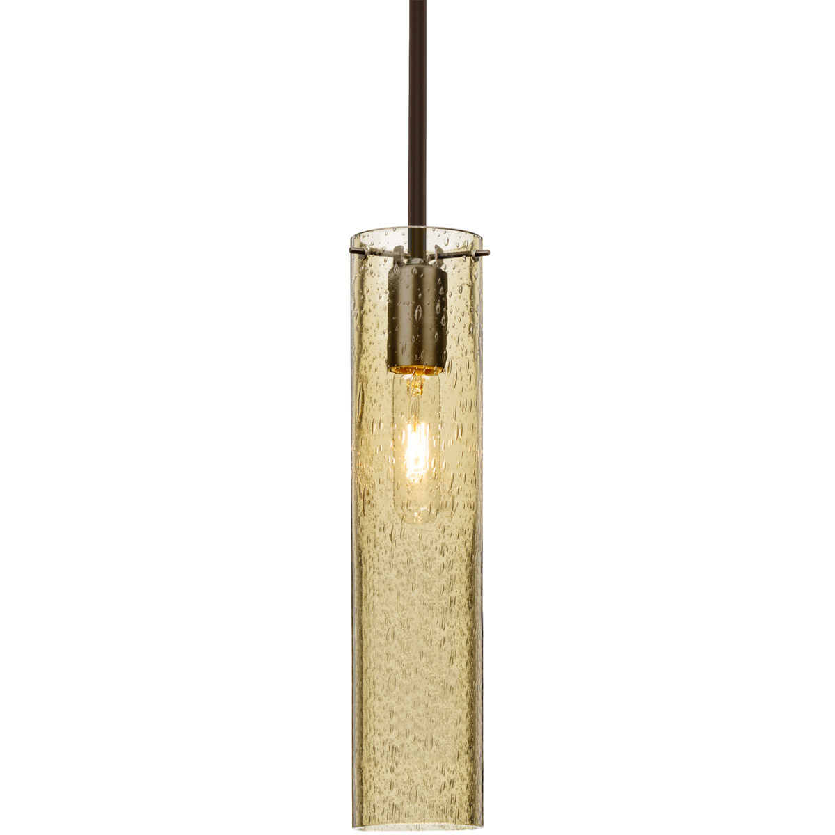 Besa Lighting 1TT-JUNI16GD-BR Juni 16 1 Light Bronze Stem Pendant Ceiling Light