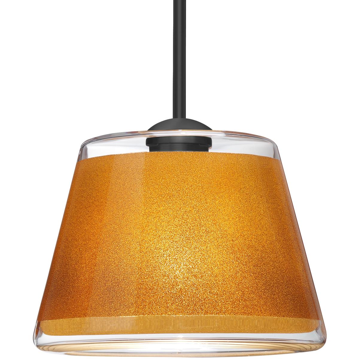 Besa Lighting 1TT-PIC9GD-BK Pica 9 1 Light Black Cord Pendant Ceiling Light