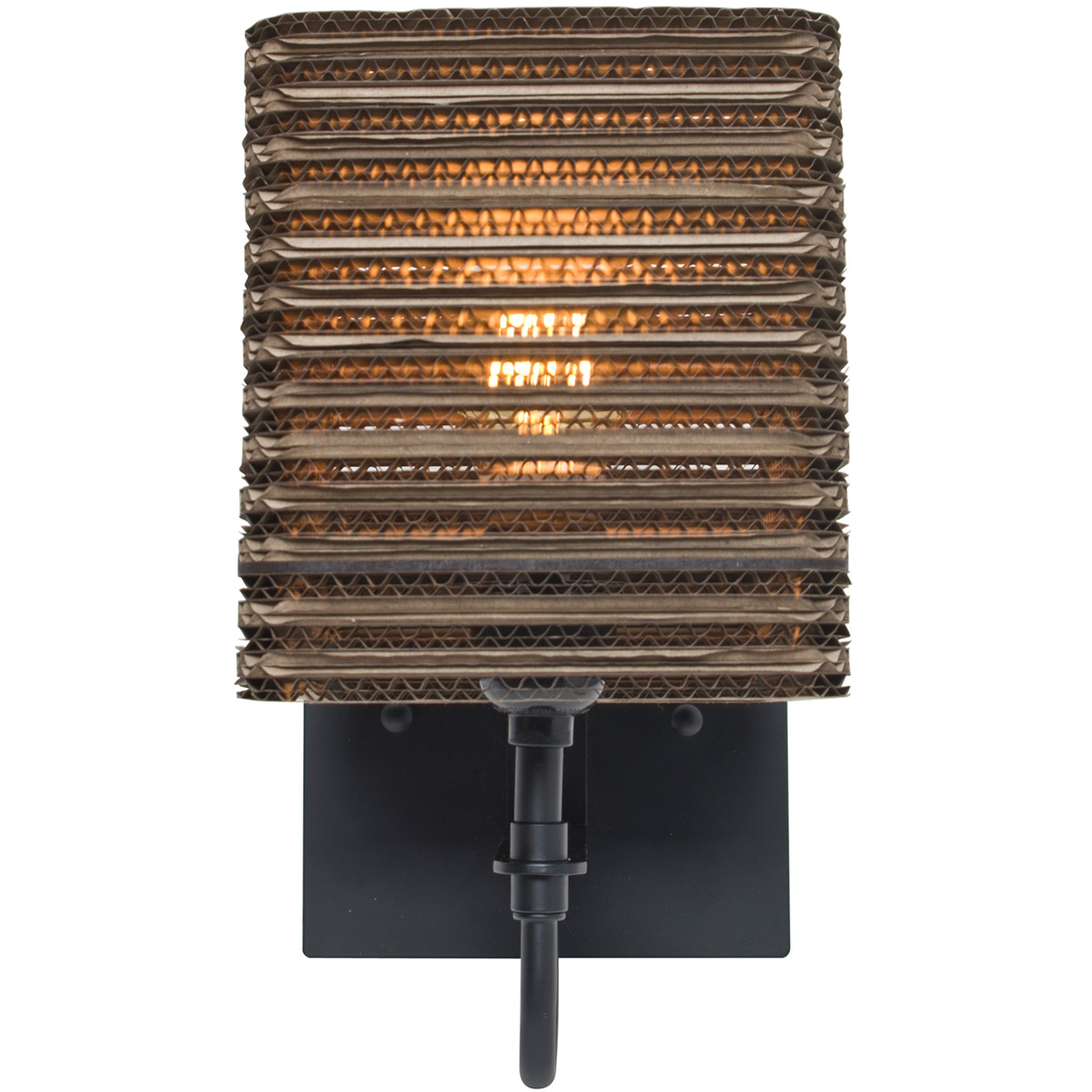 Besa Lighting 1WG-KIRK6-LED-BK Kirk 6 LED 6 inch Black Wall Sconce Wall Light