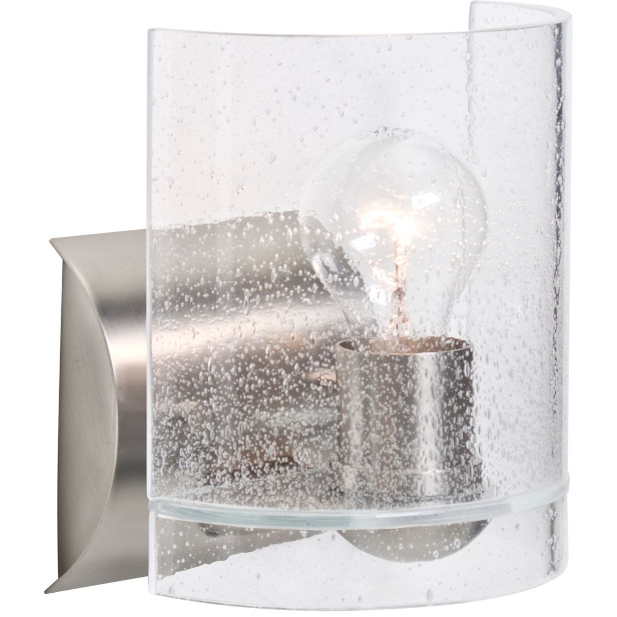 Besa Lighting 1WZ-CELTICBB-SN Celtic 1 Light 6 inch Satin Nickel Wall Sconce Wall Light in Incandescent, Bubble Glass