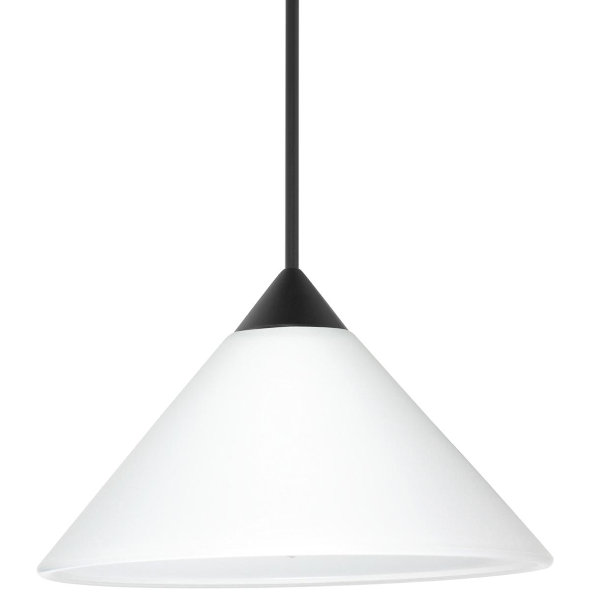 Besa Lighting 1XT-117607-LED-BK Kona LED Black Cord Pendant Ceiling Light