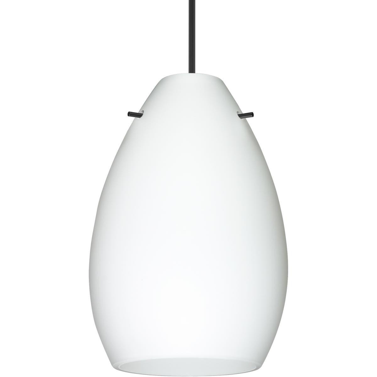 Besa Lighting 1XT-171307-LED-BK Pera 6 LED Black Cord Pendant Ceiling Light