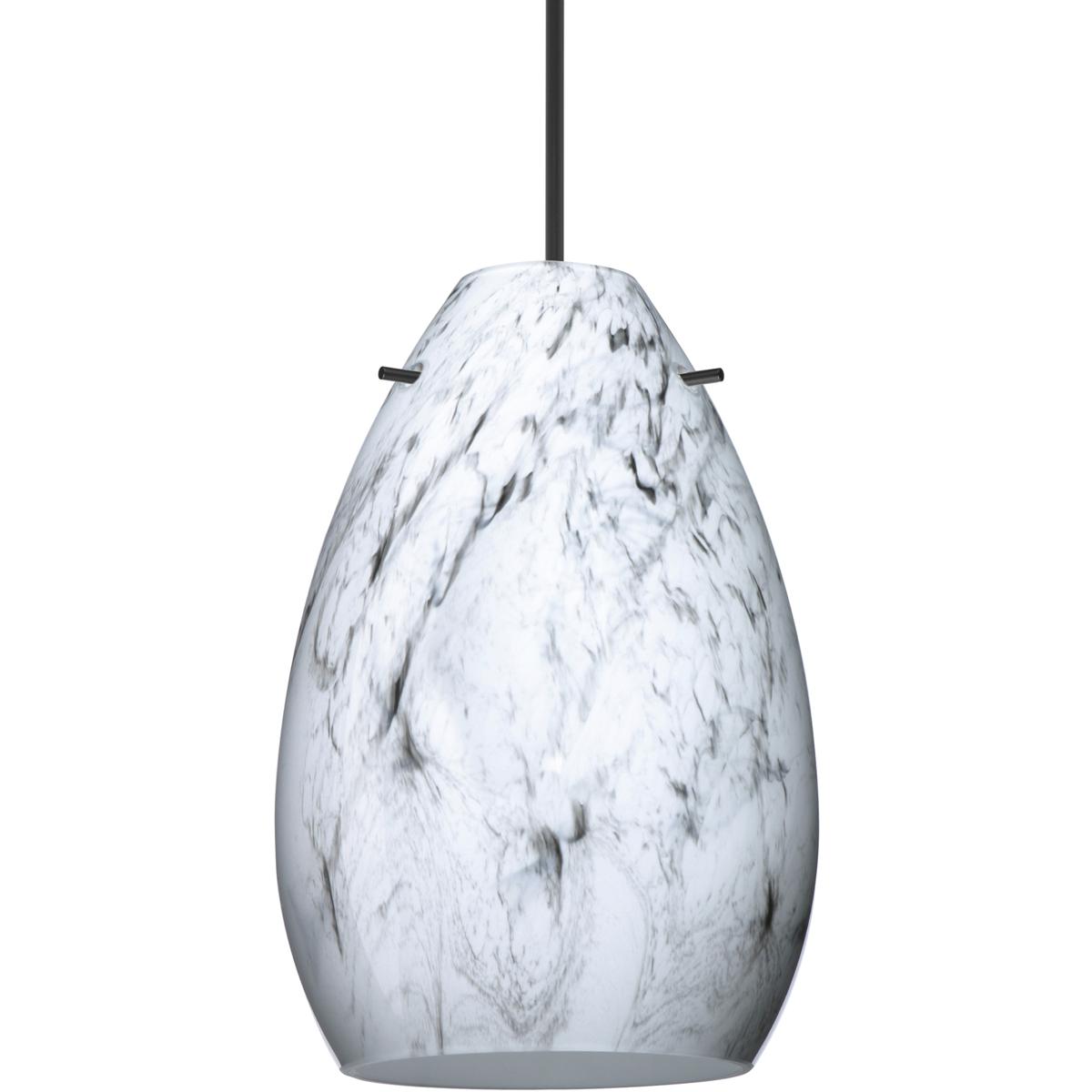 Besa Lighting 1XT-1713MG-LED-BK Pera 6 LED Black Cord Pendant Ceiling Light