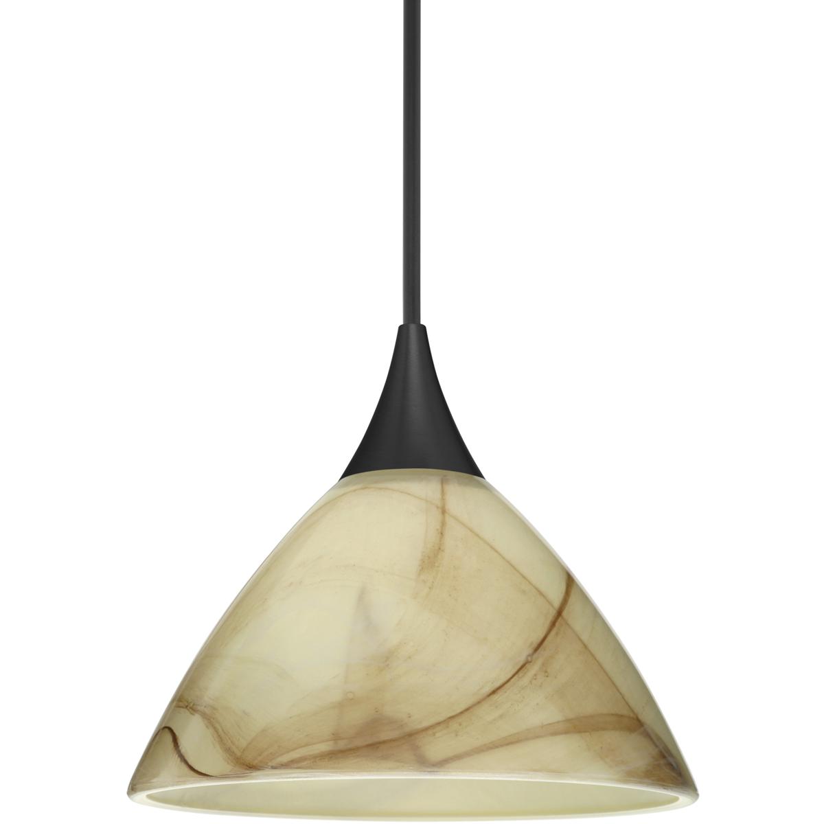 Besa Lighting 1XT-174383-LED-BK Domi LED Black Cord Pendant Ceiling Light