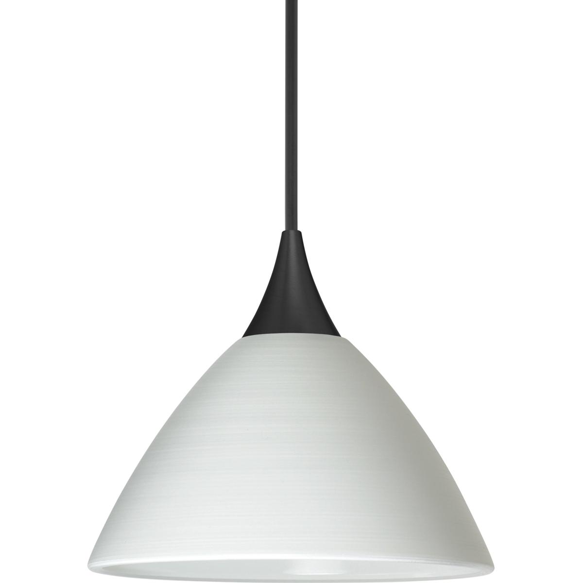Besa Lighting 1XT-1743KR-LED-BK Domi LED Black Cord Pendant Ceiling Light