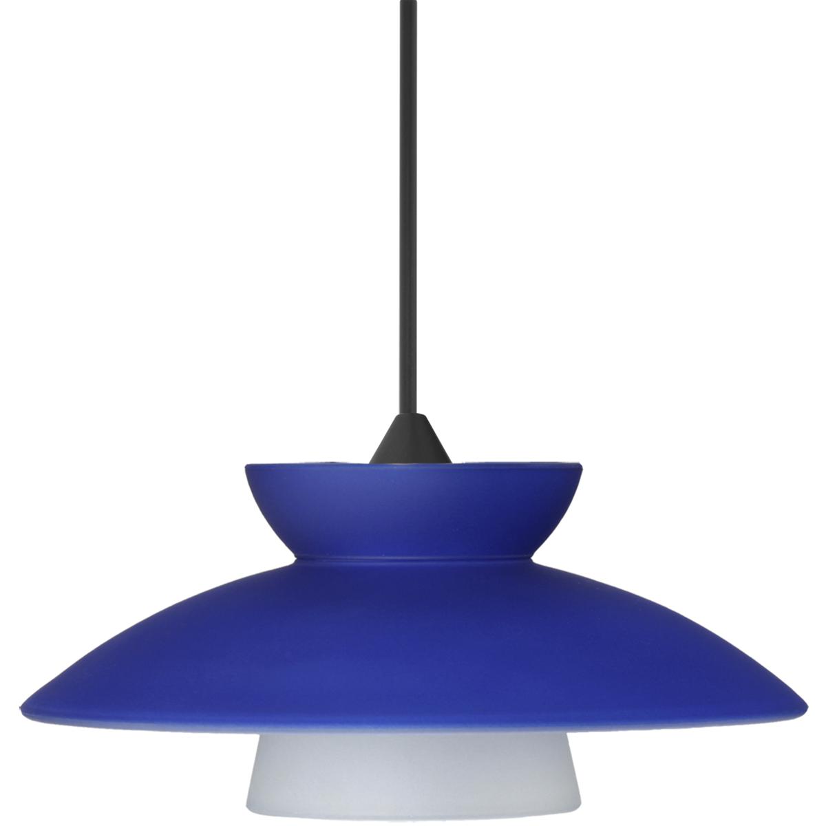 Besa Lighting 1XT-271823-LED-BK Trilo 7 LED Black Cord Pendant Ceiling Light