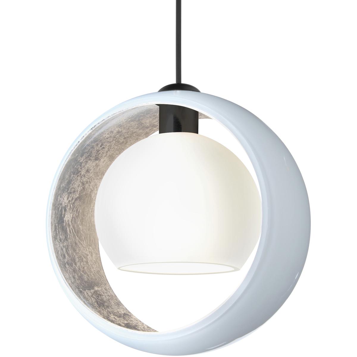 Besa Lighting 1XT-4293SF-LED-BK Pogo LED Black Cord Pendant Ceiling Light