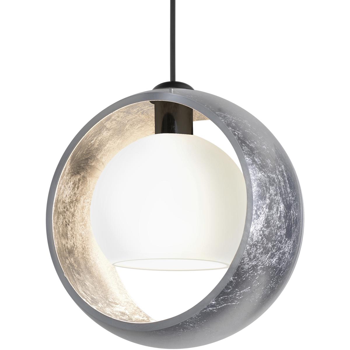Besa Lighting 1XT-4293SS-LED-BK Pogo LED Black Cord Pendant Ceiling Light