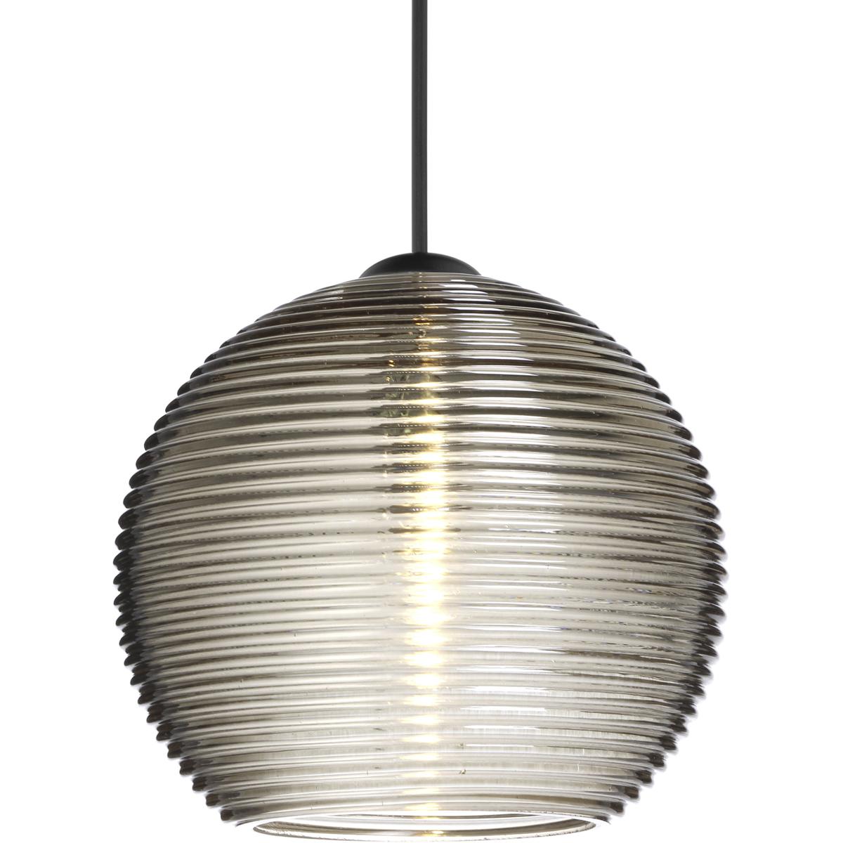 Besa Lighting 1XT-461502-LED-BK Kristall 6 LED Black Cord Pendant Ceiling Light