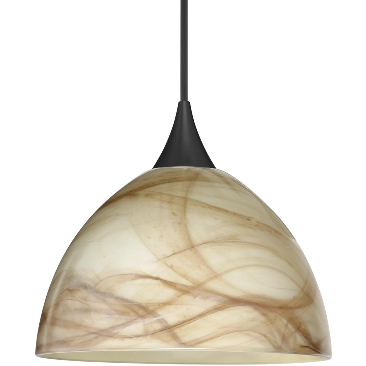 Besa Lighting 1XT-467983-BK Brella 1 Light Black Cord Pendant Ceiling Light