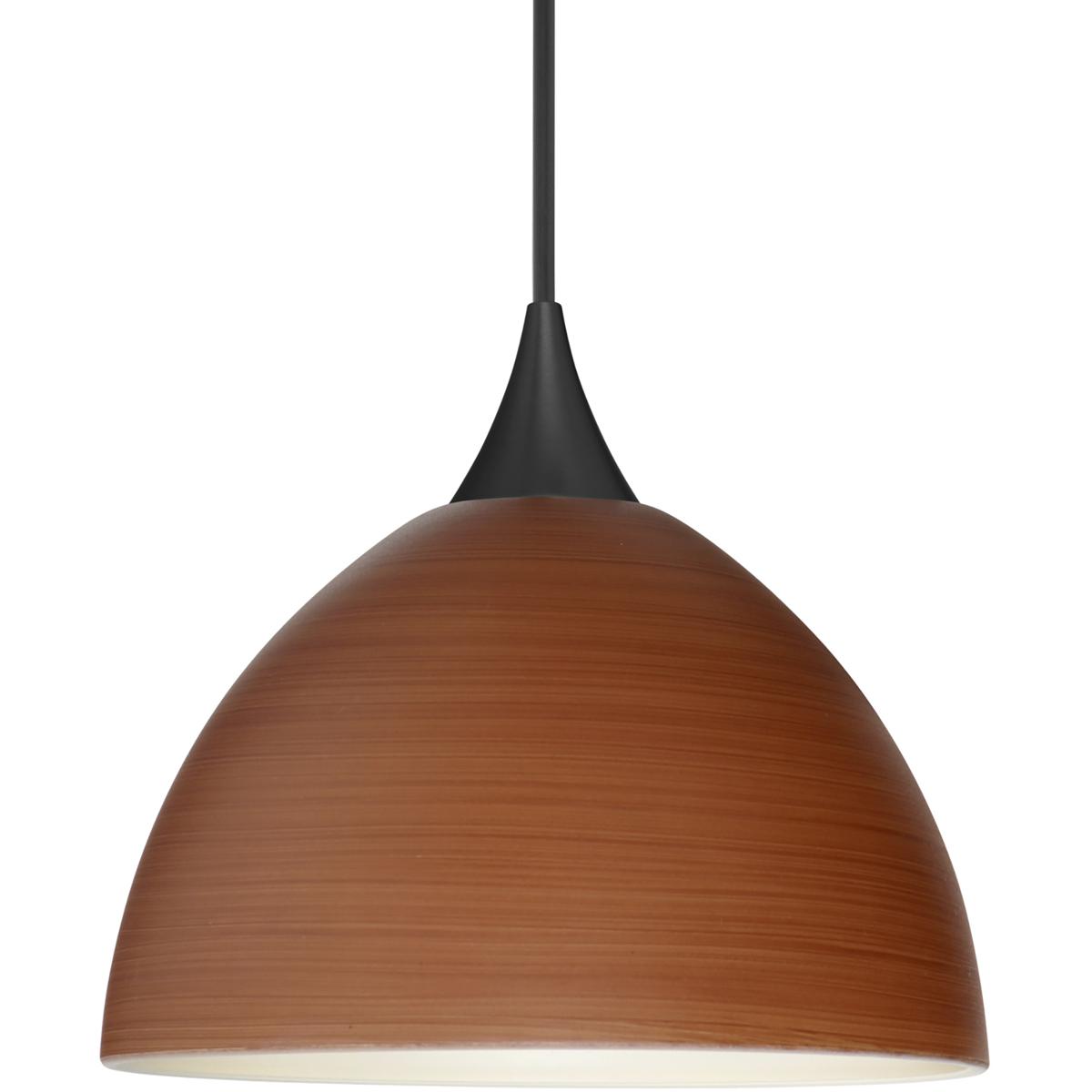 Besa Lighting 1XT-4679CH-BK Brella 1 Light Black Cord Pendant Ceiling Light