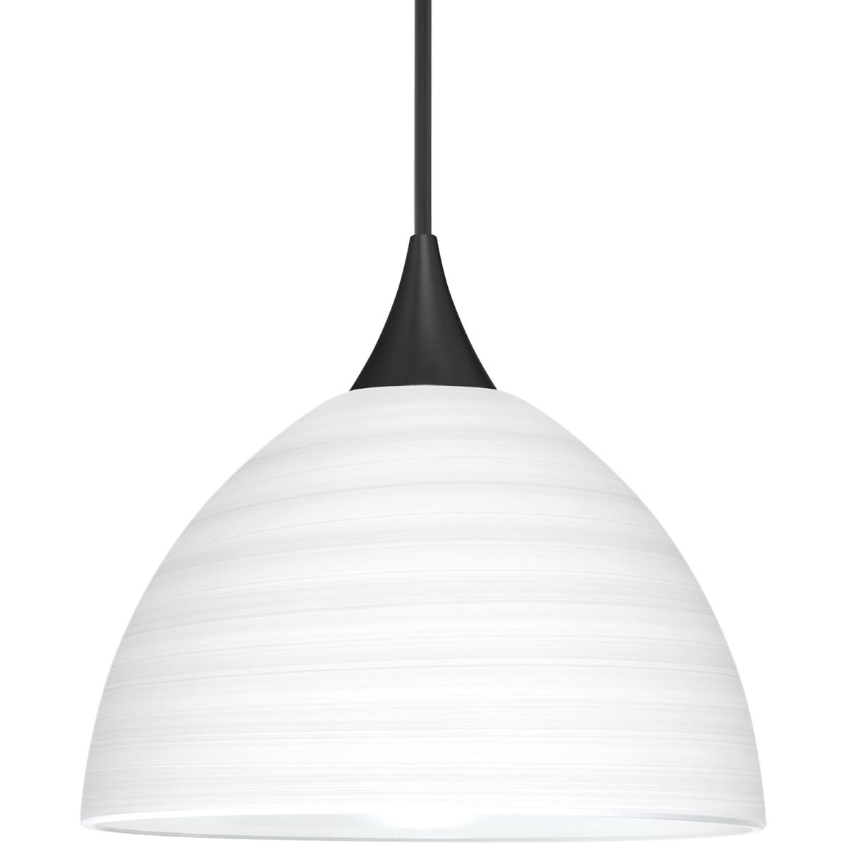 Besa Lighting 1XT-4679KR-BK Brella 1 Light Black Cord Pendant Ceiling Light