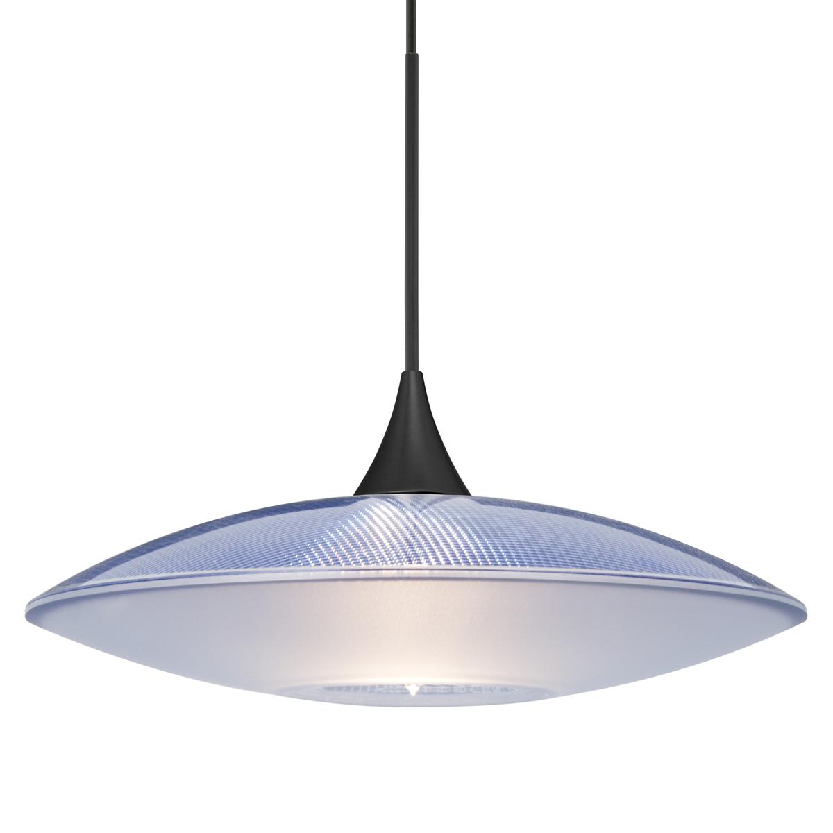 Besa Lighting 1XT-6294BL-LED-BK Spazio LED Black Cord Pendant Ceiling Light