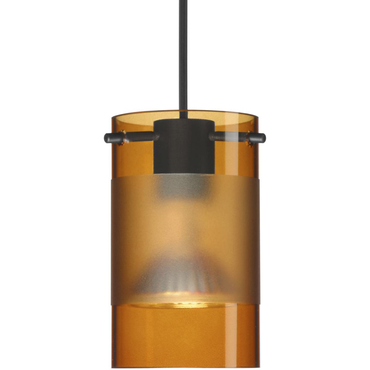 Besa Lighting 1XT-6524EG-BK Scope 1 Light Black Cord Pendant Ceiling Light