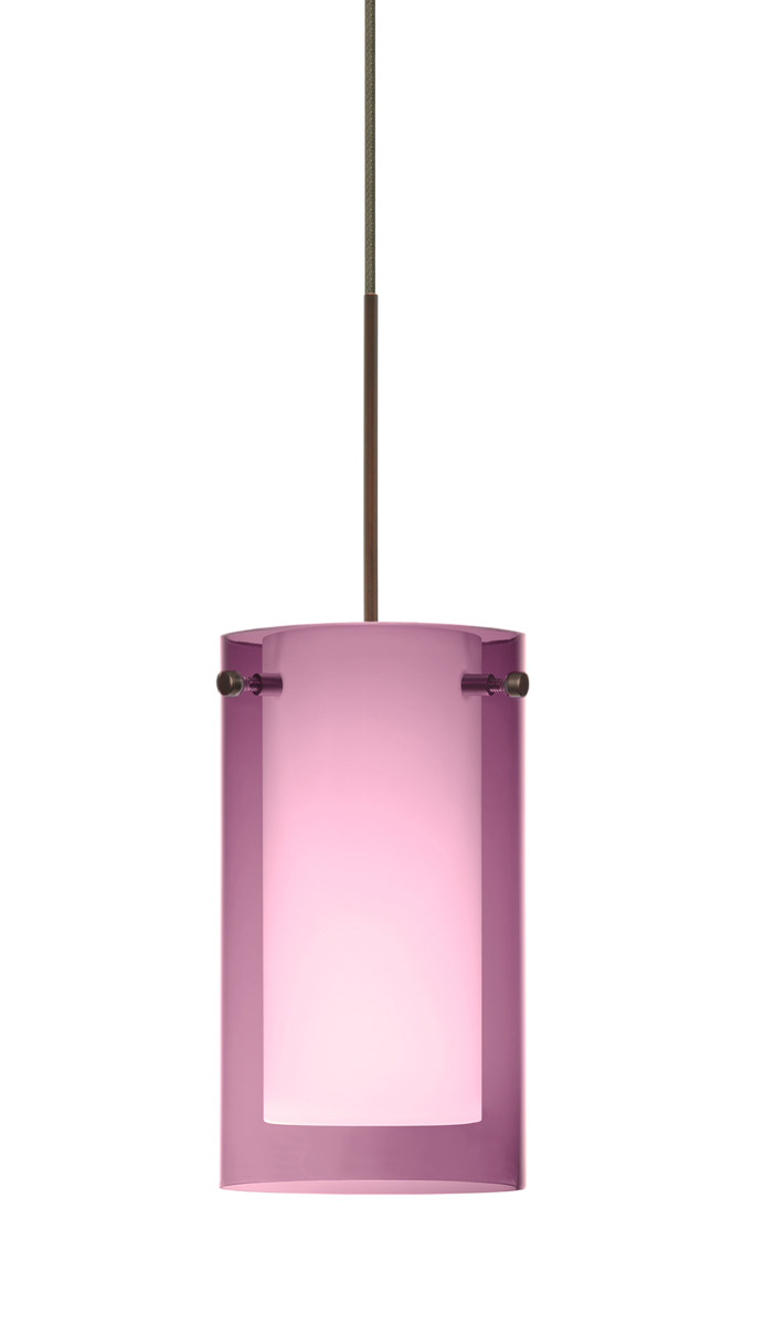 Besa Lighting 1XT-A44007-LED-BR Pahu LED Bronze Pendant Ceiling Light
