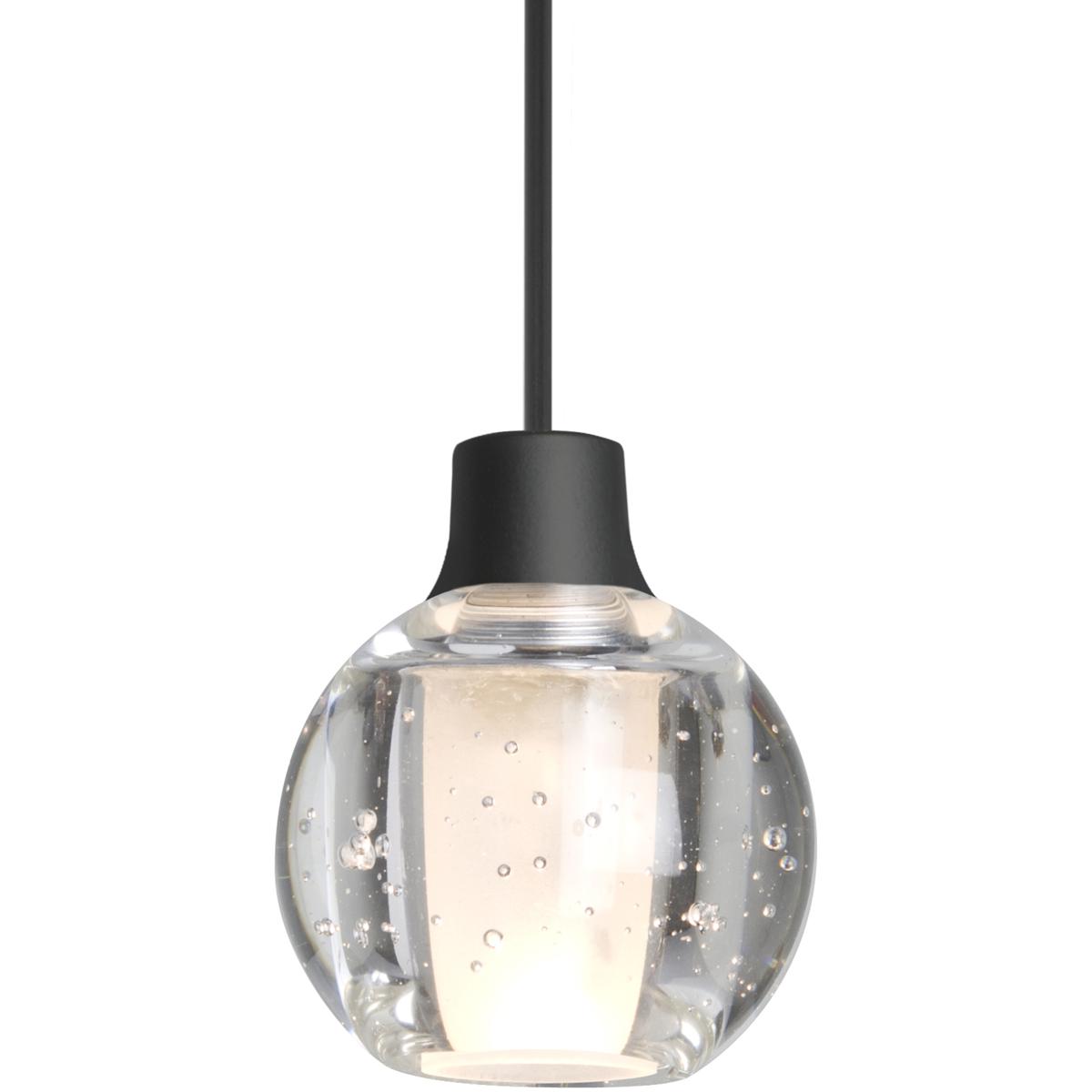 Besa Lighting 1XT-BOCA3BB-LED-BK Boca 3 LED Black Cord Pendant Ceiling Light