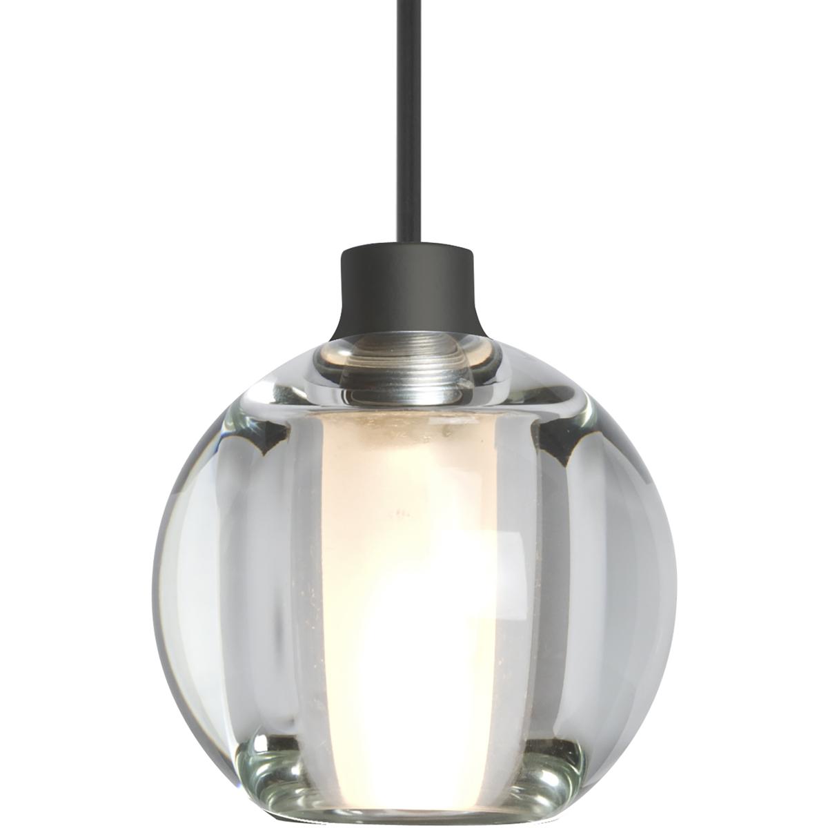 Besa Lighting 1XT-BOCA5CL-LED-BK Boca 5 LED Black Cord Pendant Ceiling Light