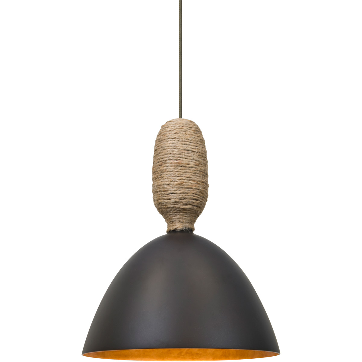 Besa Lighting 1XT-CREED-LED-BR Creed LED Bronze Cord Pendant Ceiling Light