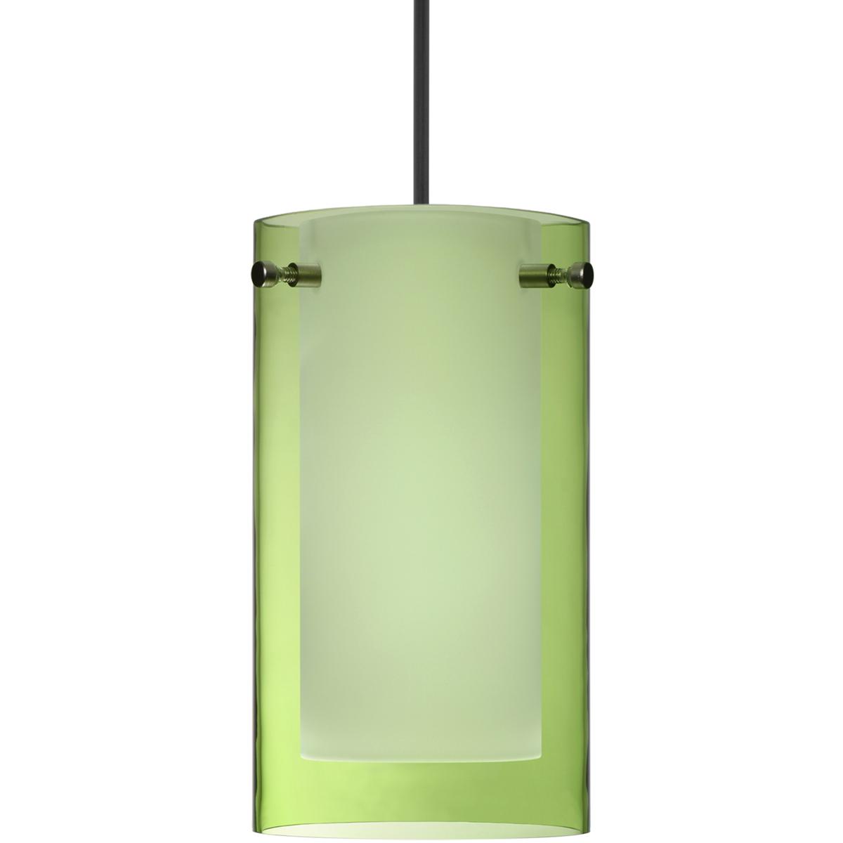 Besa Lighting 1XT-L44007-LED-BK Pahu 4 LED Black Cord Pendant Ceiling Light