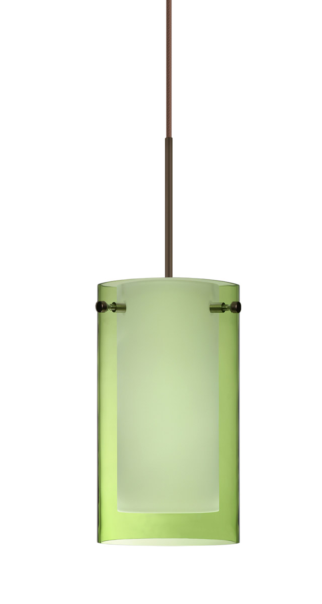 Besa Lighting 1XT-L44007-LED-BR Pahu LED Bronze Pendant Ceiling Light