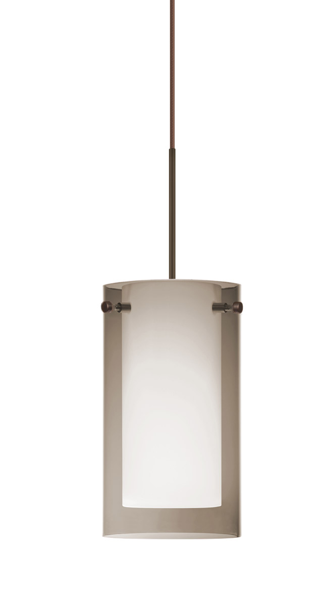 Besa Lighting 1XT-S44007-LED-BR Pahu LED Bronze Pendant Ceiling Light