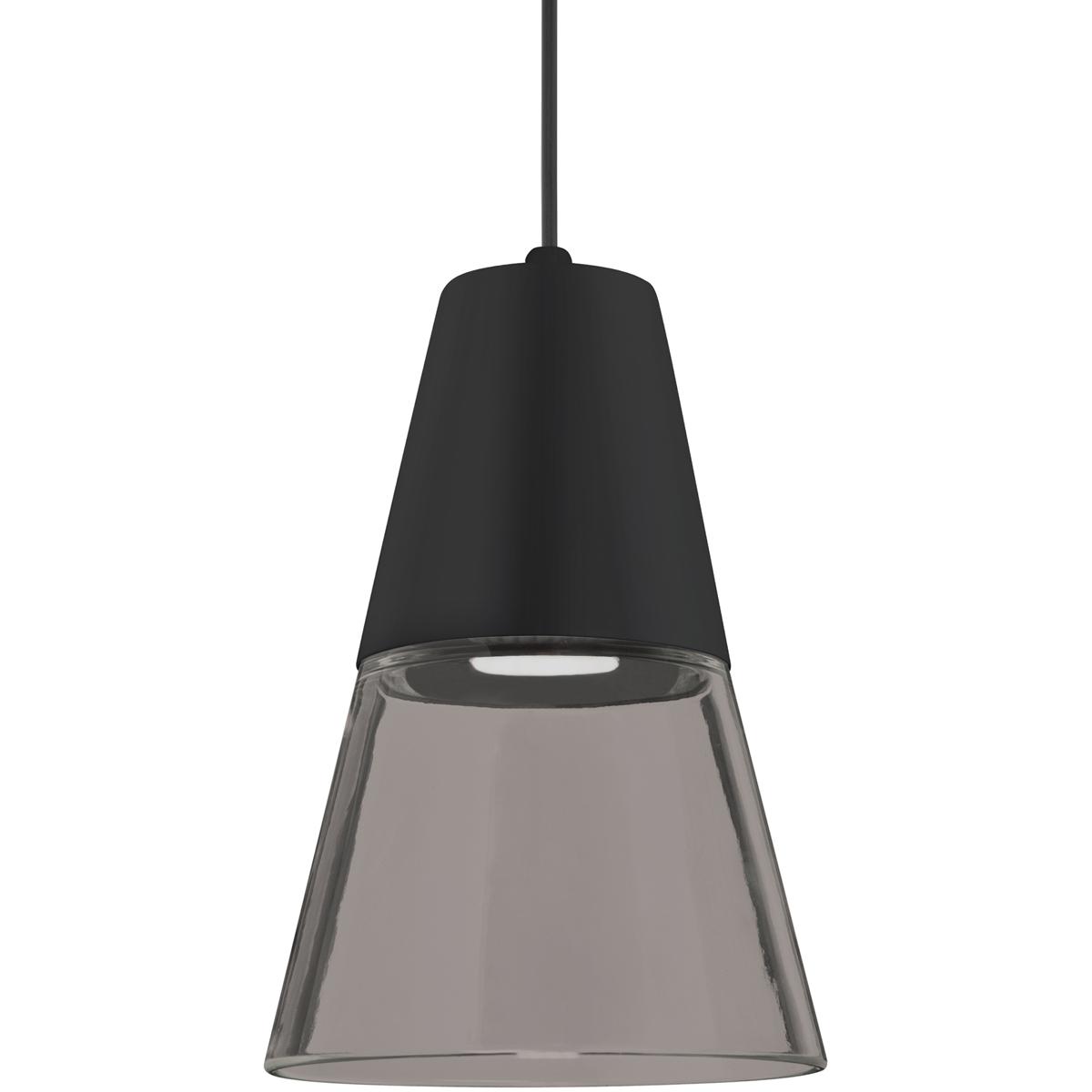 Besa Lighting 1XT-TIMO6BS-LED-BK Timo 6 LED Black Cord Pendant Ceiling Light