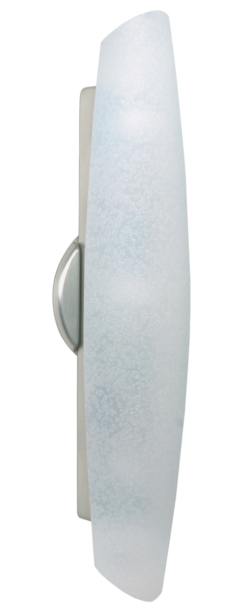 Besa Lighting 2729ST-SN Aero 21 3 Light 5 inch Satin Nickel ADA Wall Sconce Wall Light in Incandescent, Stucco Glass