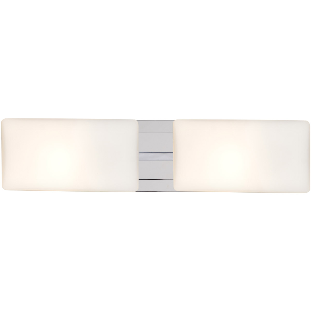 Besa Lighting 2WT-888607-LED-CR Lido LED 21 inch Chrome Vanity Lighting Wall Light