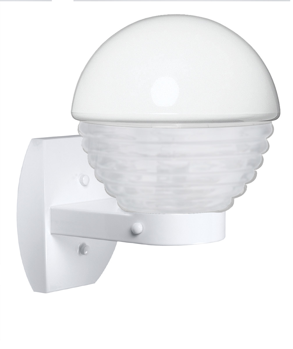 Besa Lighting 306153-WALL-FR 3061 Series 1 Light 12 inch White Outdoor Sconce, Costaluz