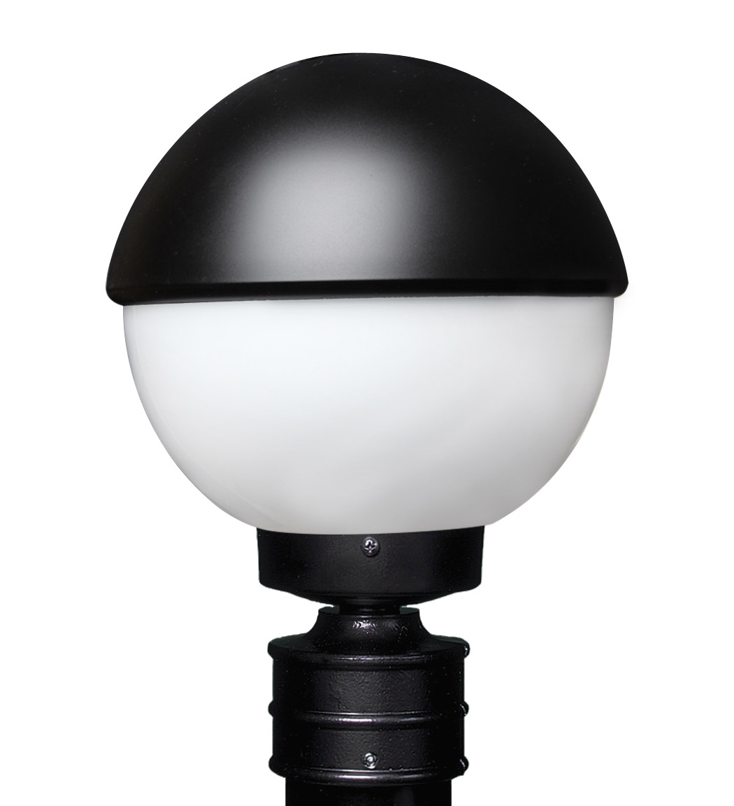 Besa Lighting 307855-POST 3078 Series 1 Light 13 inch Black Outdoor Post Mount, Costaluz