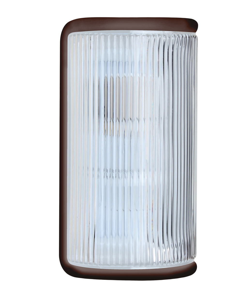 Besa Lighting 307998 3079 Series 1 Light 10 inch Bronze Outdoor Sconce, Costaluz