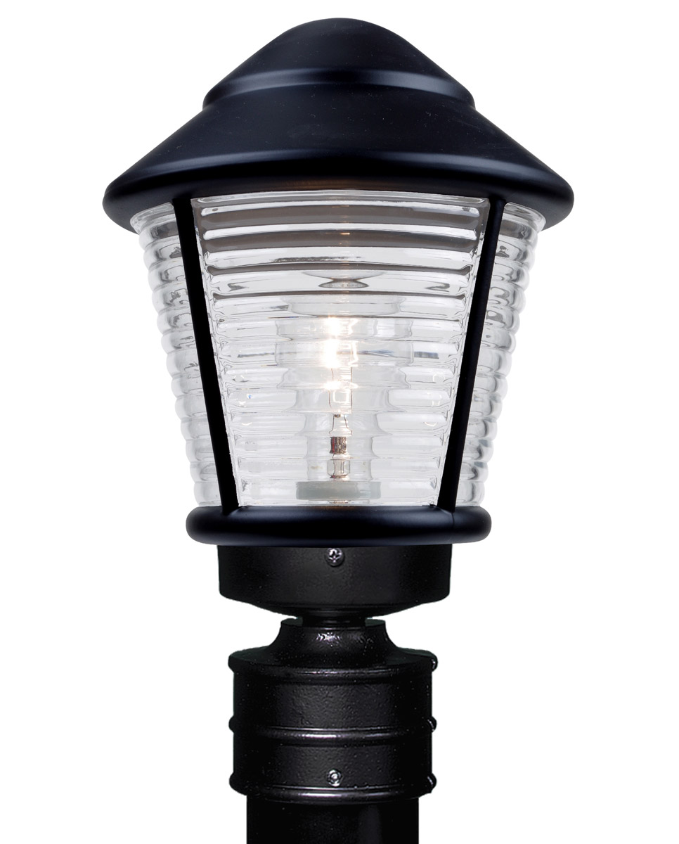 Besa Lighting 310057-POST 3100 Series 1 Light 14 inch Black Outdoor Post Mount, Costaluz