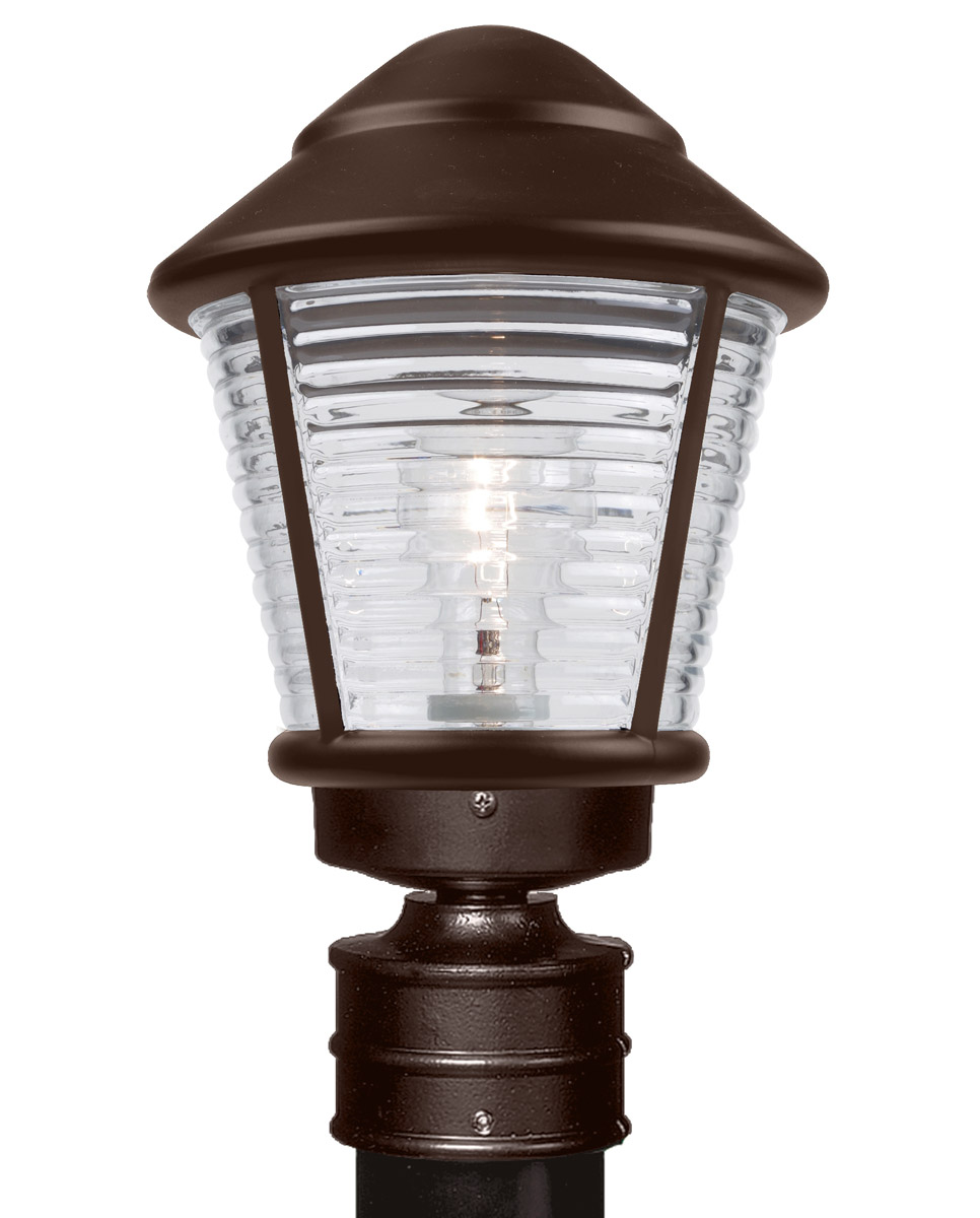 Besa Lighting 310098-POST 3100 Series 1 Light 14 inch Bronze Outdoor Post Mount, Costaluz
