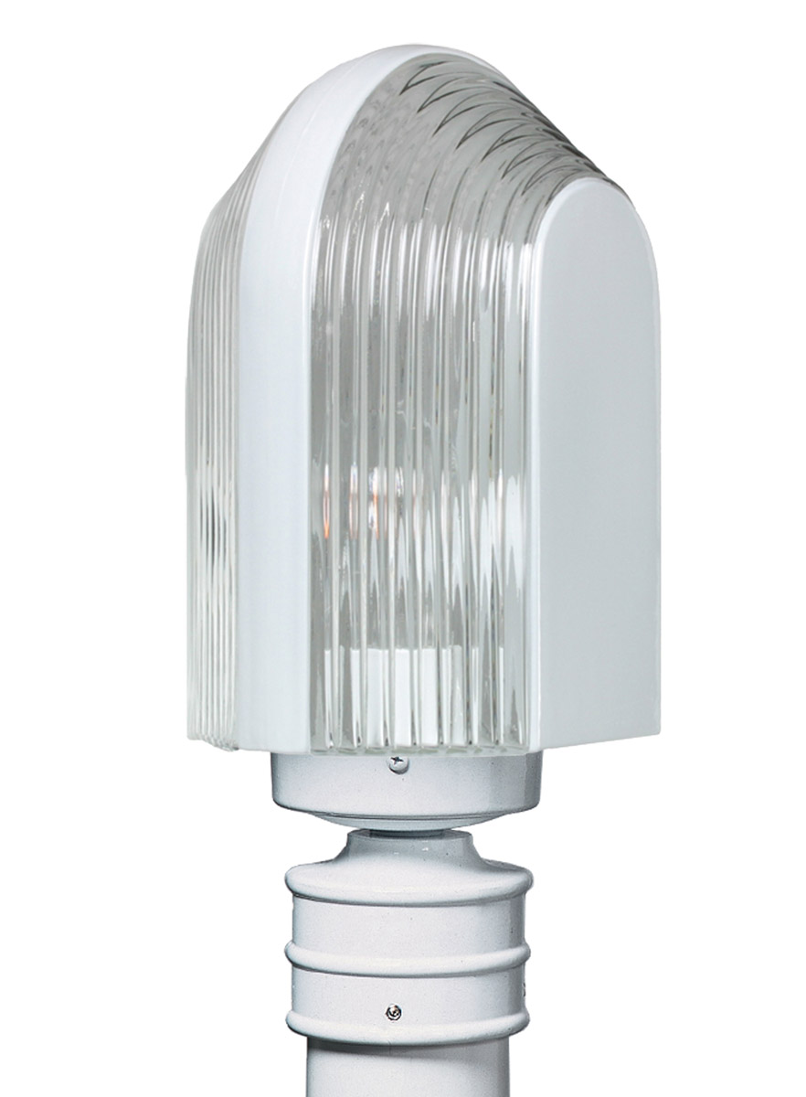 Besa Lighting 313953-POST 3139 Series 1 Light 14 inch White Outdoor Post Mount, Costaluz