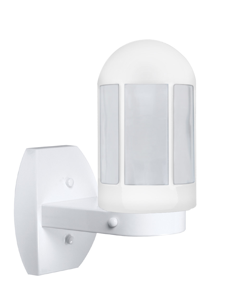 Besa Lighting 315153-WALL-FR 3151 Series 1 Light 12 inch White Outdoor Sconce, Costaluz