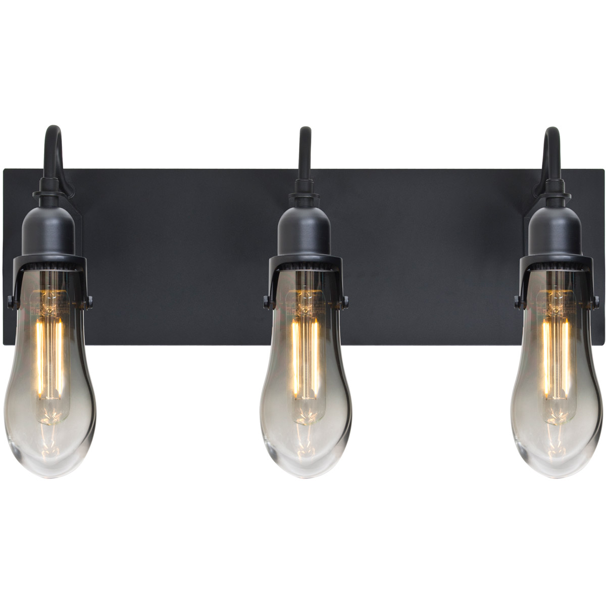 Besa Lighting 3WG-WISHSM-EDIL-BK Wish 3 Light 20 inch Black Vanity Light Wall Light