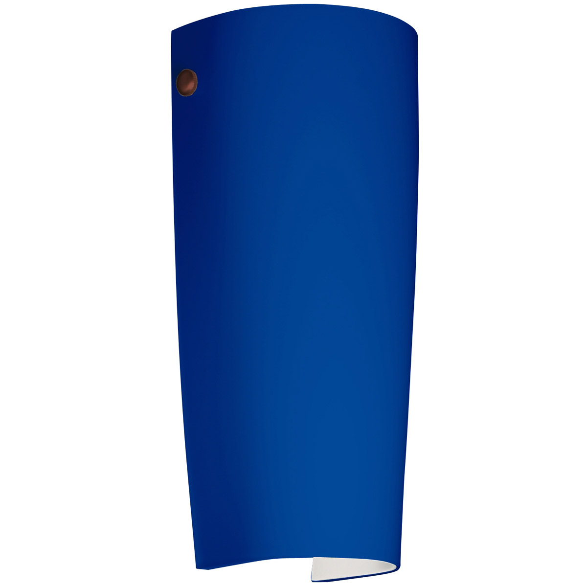 Besa Lighting 7041CM-BR Tomas 1 Light 5 inch Bronze ADA Wall Sconce Wall Light in Incandescent, Cobalt Blue Matte Glass